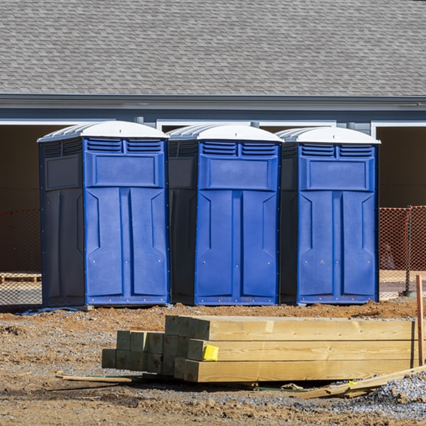 do you offer hand sanitizer dispensers inside the porta potties in Lakefield